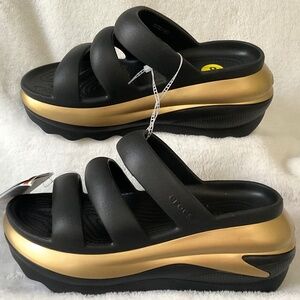 Crocs Mega Crush Chunky Y2K Grunge Platform Comfort Sport Sandal Sz 9